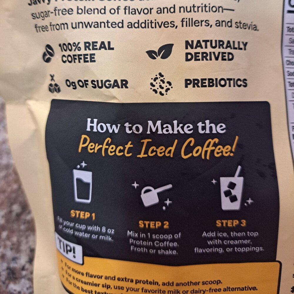 JAVVY PROTEIN COFFEE IN ORIGINAL FLAVOR - Picture 4 of 5